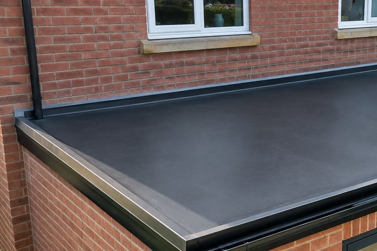 EPDM Rubber Roofing work example 2