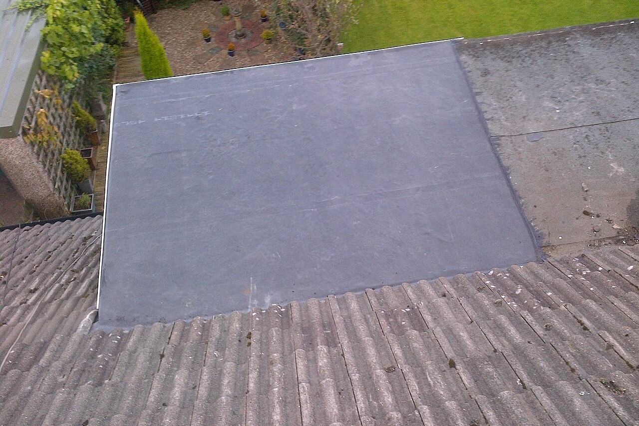 EPDM Rubber Roofing work example 5