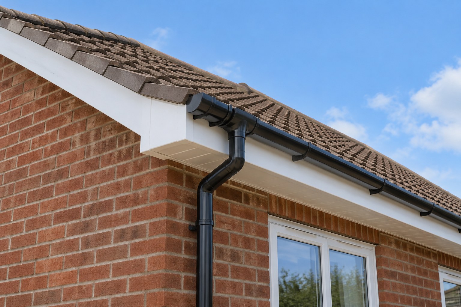 New uPVC fascias, soffits and guttering
